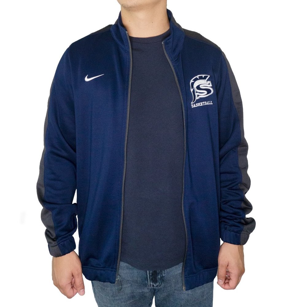 Nike Dry-Fit Basketball Men's Jacket Dark Navy Blue Size M